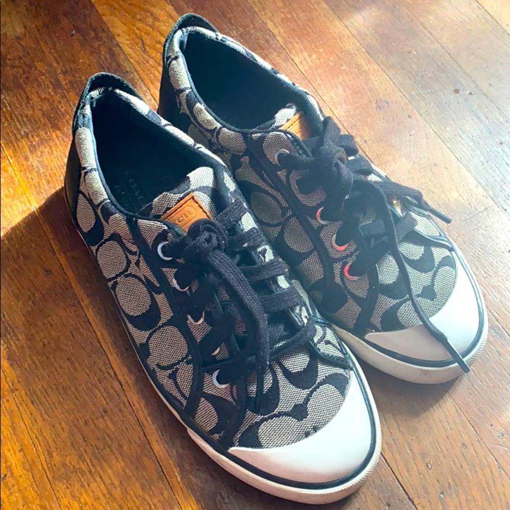 Coach shoes in signature